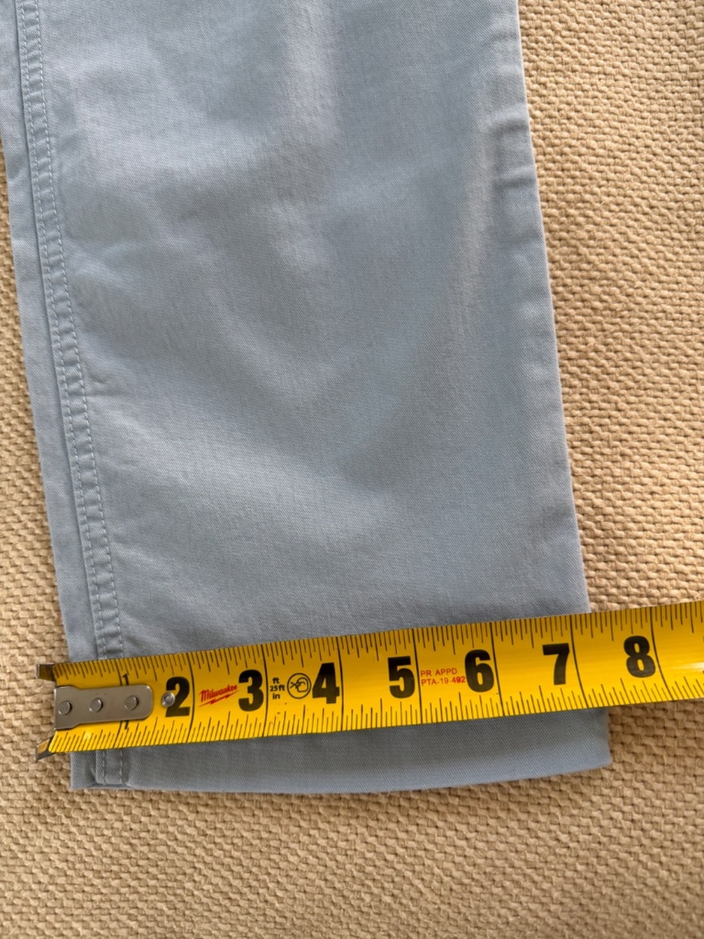 LOFT Women’s Size 4 Light Blue Chino Pants The Slim Fit NWT - Picture 3 of 8